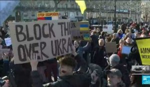 Guerre en Ukraine : des manifestations contre l'invasion russe organisées dans plusieurs villes de France