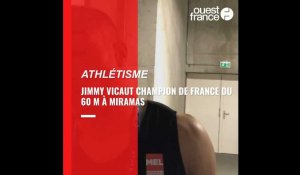 VIDÉO. Athlétisme. Jimmy Vicaut champion de France du 60 m