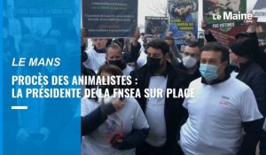 VIDÉO. Christiane Lambert (FNSEA) au Mans : « On ne peut pas continuer à travailler dans le risque »