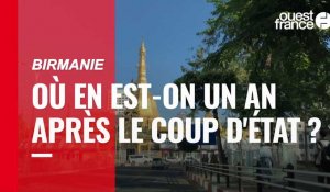 VIDÉO. Un an après le coup d'État en Birmanie, le pays s'enfonce dans la violence