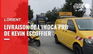 VIDÉO. Le nouvel Imoca PRB de Kevin Escoffier a été livré à Lorient