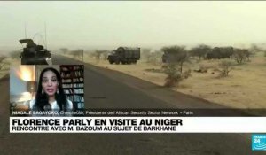 Florence Parly en visite au Niger pour discuter de l'évolution de Barkhane