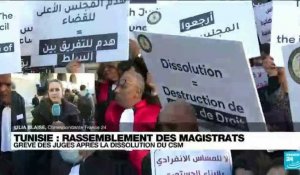 Tunisie : 2eme jour de mobilisation des magistrats après la dissolution de leur Conseil