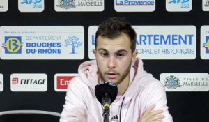 ATP - Marseille 2022 - Hugo Gaston après sa défaite contre Stefanos Tsitsipas : "Ça montre que je suis assez proche de ses joueurs là mais à la fois loin !"