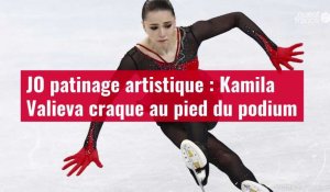 VIDÉO. JO patinage artistique : Kamila Valieva craque au pied du podium