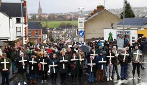 50 après, la ville de Derry rend hommage aux victimes du "Bloody Sunday'