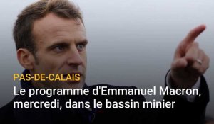 Pas-de-Calais : le programme d'Emmanuel Macron, mercredi, dans le bassin minier