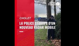 VIDÉO. Cholet : la police s'équipe d'un nouveau radar