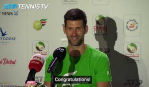 ATP - Dubai 2022 - Novak Djokovic lost his place as world number : "I congratulate Daniil Medvedev"