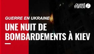 VIDÉO. Guerre en Ukraine : une nuit de bombardements à Kiev