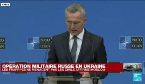 REPLAY : Le Secrétaire Général de l'OTAN s'exprime après l'opération militaire russe en Ukraine