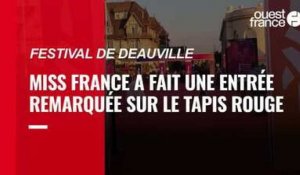 Festival de Deauville. Miss France 2021 sur le tapis rouge du lundi 6 septembre