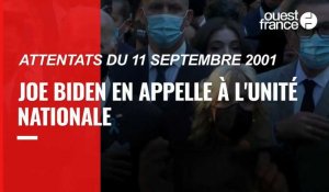 VIDÉO. Commémorations des attentats du 11 septembre. Joe Biden appelle à l'unité du pays