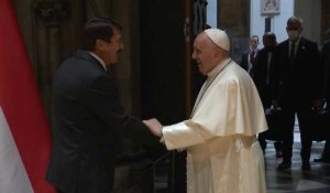 Le pape rencontre le Premier ministre hongrois Viktor Orbán