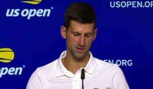 US Open 2021 - Novak Djokovic : "These are connections that you establish with people that will be lasting for a very long time"