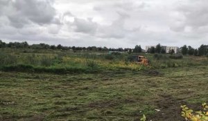 Le terrain face à l’hôpital rasé à Calais