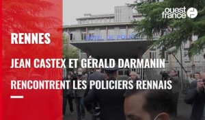 Rennes. Jean Castex et Gérald Darmanin à la rencontre des policiers rennais