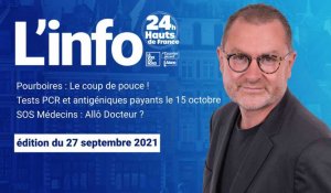 Le JT des Hauts-de-France du 27 septembre 2021