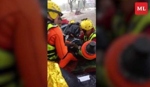 Inondations dans le Gard : piégés dans leurs voitures, ils ont filmé leur calvaire jusqu'à leur hélitreuillage