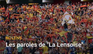 RC Lens : les paroles de La Lensoise avec les supporters à Bollaert