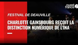 VIDÉO. Au Festival de Deauville, Charlotte Gainsbourg distinguée