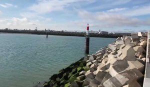 Visite du nouveau port de Calais avec son PDG