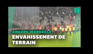 Angers-Marseille: Des incidents entre supporters sur la pelouse après le match