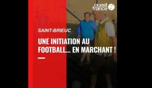 A Saint-Brieuc, une initiation au football... en marchant !