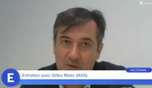 Gilles Moëc (AXA) : "La marge de progression des actions est assez faible !"