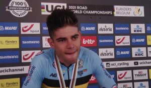 Championnat du monde de Cyclisme: encore une médaille d'argent, mais j'ai été battu par plus fort (Wouter Van Aert)