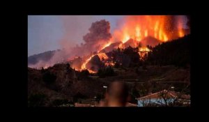 Eruption du volcan 'Cumbre Vieja'  à La Palma aux Iles Canaries