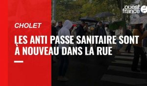 VIDÉO. À Cholet, ils sont plus de 300 à manifester contre le passe sanitaire