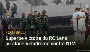 Superbe victoire (3-2) du RC Lens au Vélodrome contre l'Olympique de Marseille 