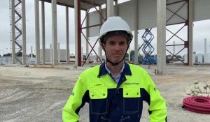 Visite du chantier de Smurfit-Kappa à Rethel