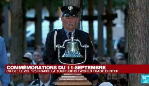 20 ans du 11-Septembre: deuxième minute de silence au mémorial de Manhattan