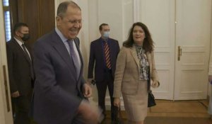 Le ministre russe des Affaires étrangères Lavrov reçoit son homologue suédoise Ann Linde