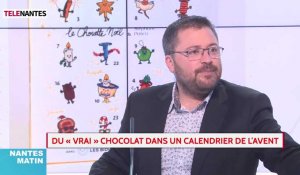L'invité de Nantes Matin : le chocolatier Stéphane Pasco pour le calendrier de l'avent "le Chouette Noël"