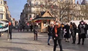 Rassemblement solidarité femmes à Troyes