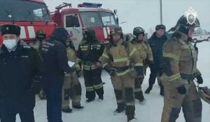 Russie : les sauveteurs sur les lieux de l'accident minier en Sibérie