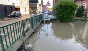 Inondations : à Calonne-sur-la-Lys, l’eau monte toujours 