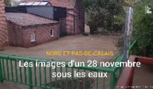 Inondations dans le Nord et le Pas-de-Calais : les images d'un 28 novembre sous les eaux
