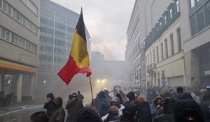 Manifestation contre les mesures sanitaires