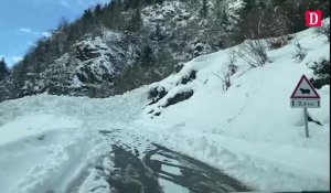 Le village d'Aulon coupé du monde par une avalanche