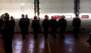 Aire-sur-la-Lys : sainte Barbe chez les sapeurs-pompiers