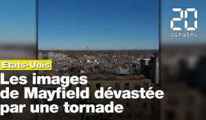 Tornade aux Etats-Unis: la ville de Mayfield dévastée