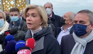 Valérie Pécresse, en visite dans le Pas-de-Calais évoque le problème des licences de pêche