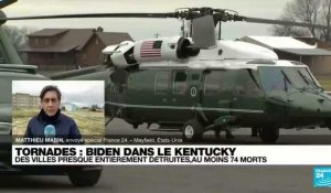 Etats-Unis : Joe Biden part pour le Kentucky, frappé par des tornades dévastatrices