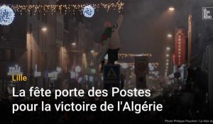 Lille : la fête porte des Postes pour la victoire de l'Algérie