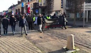 Manifestation contre le pass sanitaire et la vaccination obligatoire à Beauvais