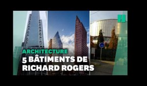 Richard Rogers a imaginé ces bâtiments que vous connaissez sûrement